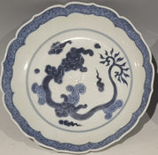 Pair of Blue and White Dishes