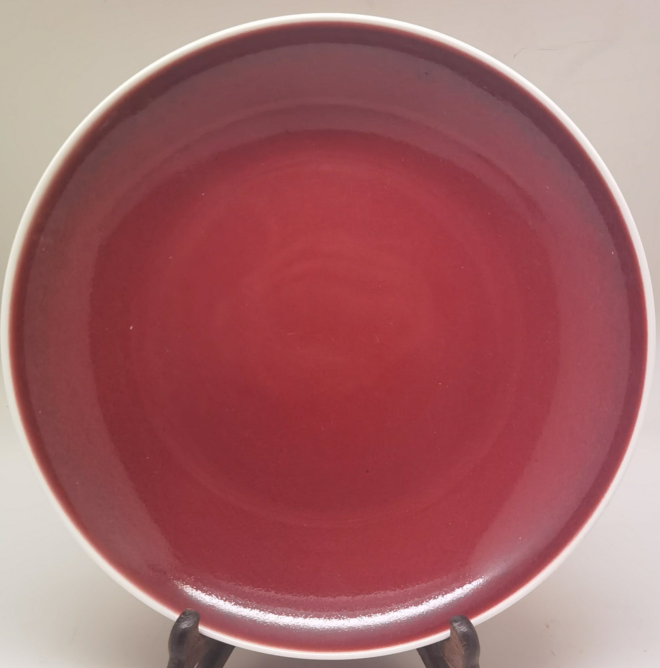 Chinese Copper-Red Glazed Dish