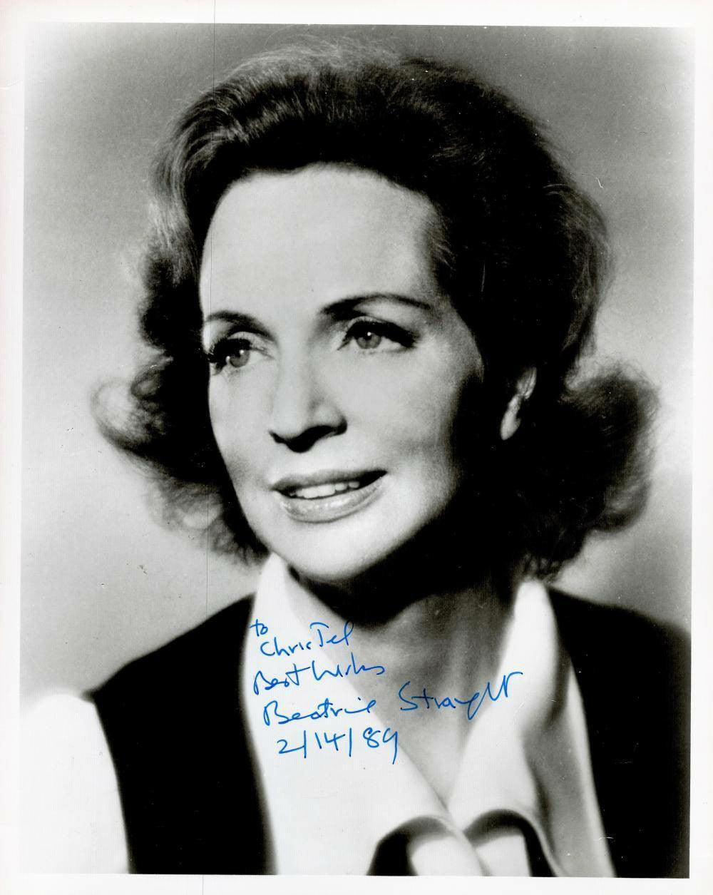 Beatrice Straight Signed Photo