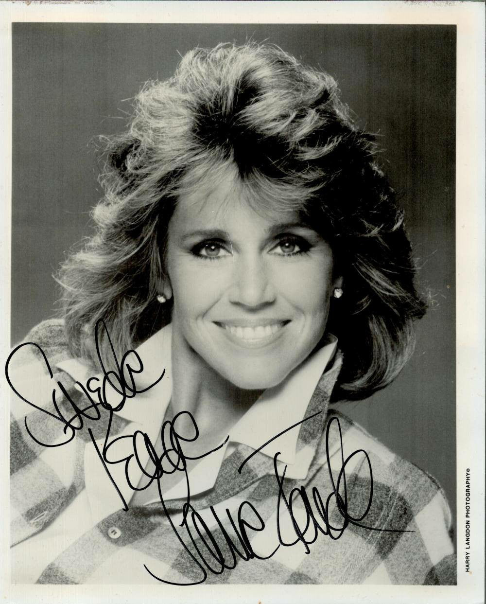 Jane Fonda Vintage Signed & Inscribed 10x8 Photograph - Academy Award-Winning