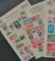 14 Pages of World Stamps – United States, China, Iraq, Japan, Saudi Arabia