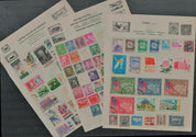 14 Pages of World Stamps – United States, China, Iraq, Japan, Saudi Arabia