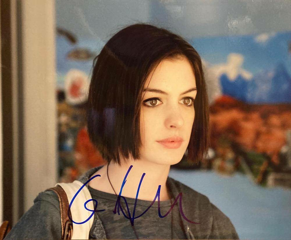 Anne Hathaway Signed Photograph