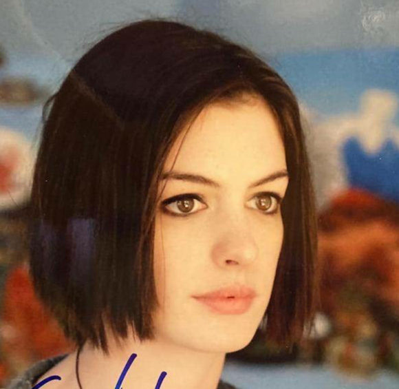 Anne Hathaway Signed Photograph