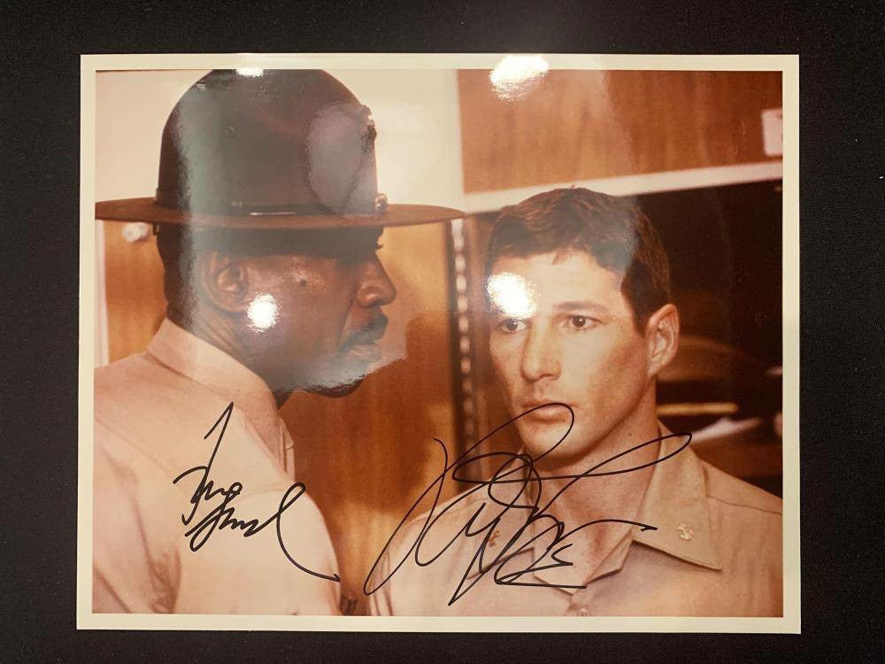 An Officer and a Gentleman Autographed Film Photo - Richard Gere, Louis Gossett