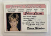 Diana, Princess of Wales Souvenir Driving Licence