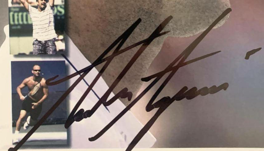 Andre Agassi Signed Photograph