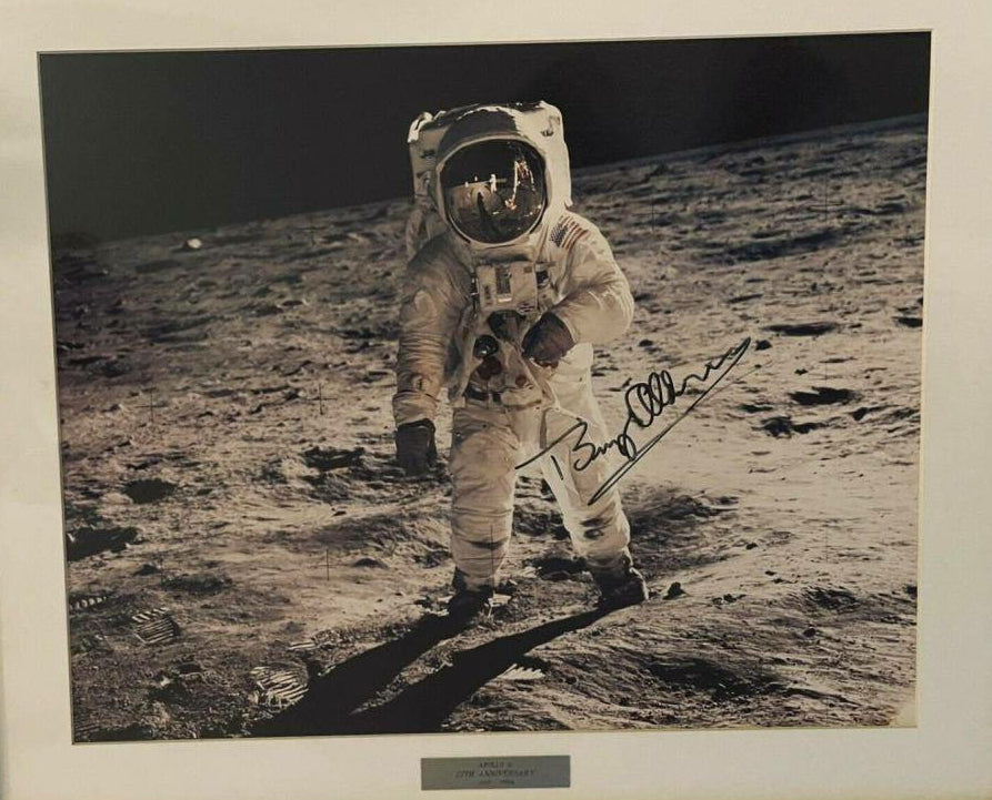 Buzz Aldrin Signed and Framed Photo