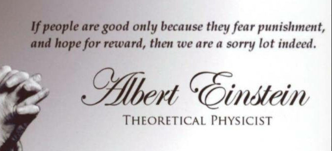 Albert Einstein Hand-Written Word (JSA LOA)