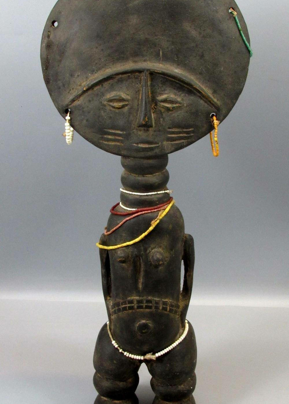 Akuaba Fertility Figurine - Ashanti Tribe, Ghana Africa - Hand-Carved Wood