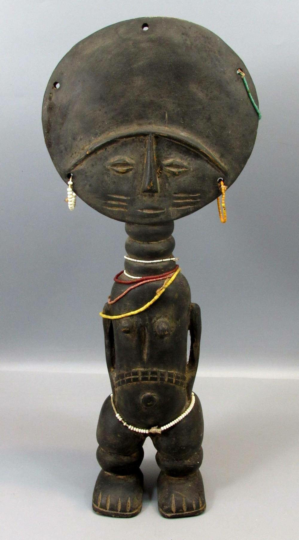 Akuaba Fertility Figurine - Ashanti Tribe, Ghana Africa - Hand-Carved Wood