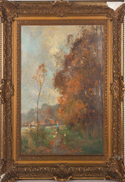 Landscape by Léon Huygens