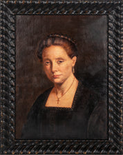 Spanish School, "Portrait of a Lady" (Late 19th Century)