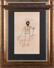 Jean-Michel Basquiat – "Figure with Crown of Thorns"