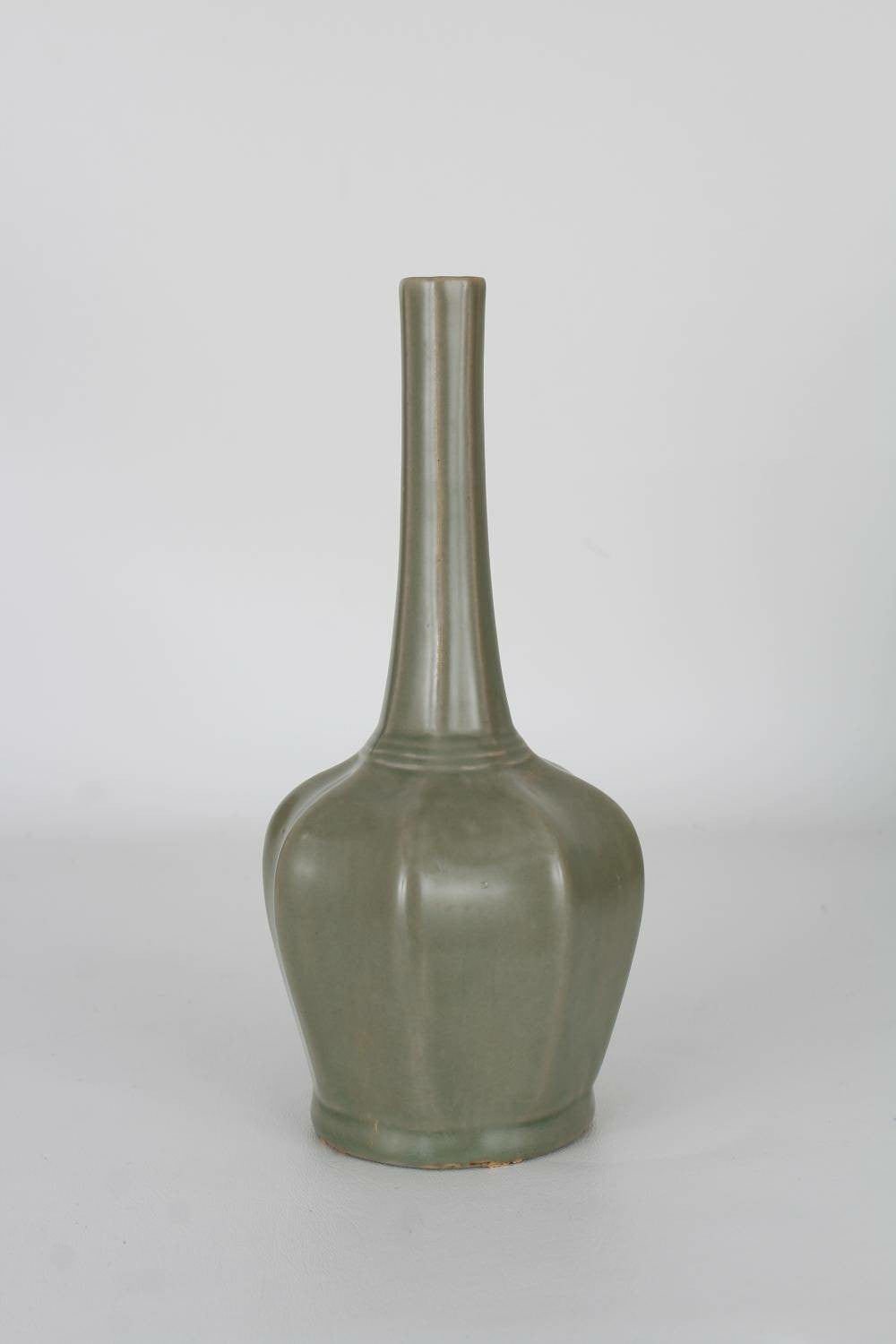 Chinese Cantonese Celadon Vase