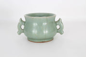 Chinese Longquan Twin Handled Celadon Censer&nbsp;