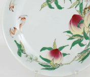 Chinese Famille Rose 'Eight Peaches' Dish