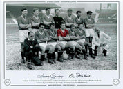 Harry Gregg and Bill Foulkes 12x16 Signed Limited Edition Colourised Photo