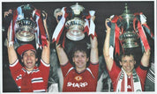 Bryan Robson 16x12 Hand Signed Colour Photo - Autographed Limited Edition
