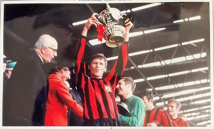 Tony Book 16x12 Hand Signed Colour Photo - Autographed Limited Edition