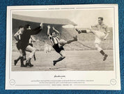 Harold Hassall 16x12 Signed B&W Photo - Autographed Limited Edition Wembley 1951