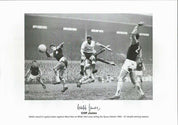 Cliff Jones signed - Tottenham's 1960-61 Double Win Season - Black & White Photo