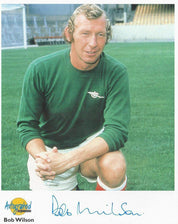 Bob Wilson Autographed 10x8 Photo - Arsenal Goalkeeping Legend in Close-Up