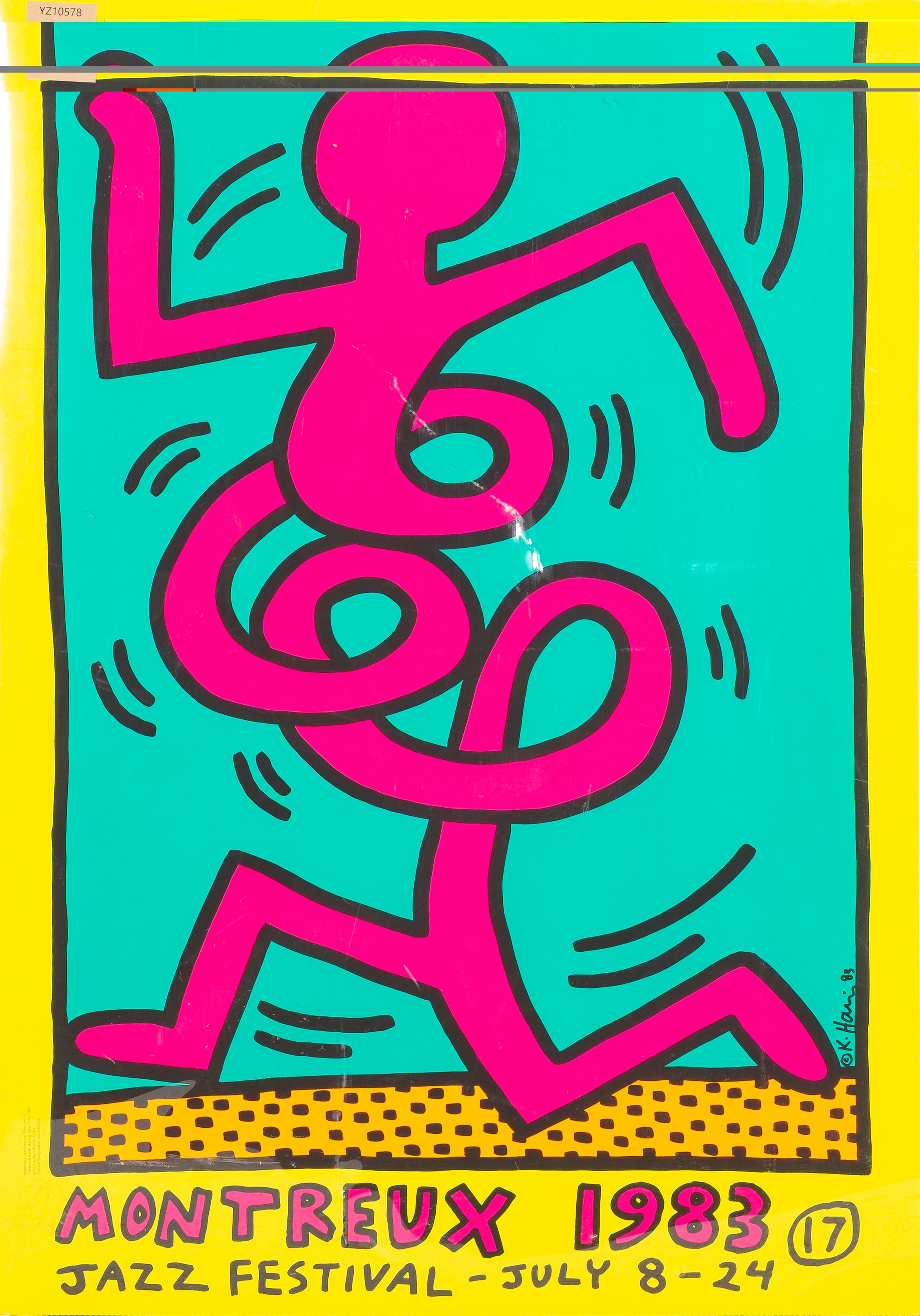 Keith Haring – Montreux Jazz Festival Poster (Iconic Music Artwork)
