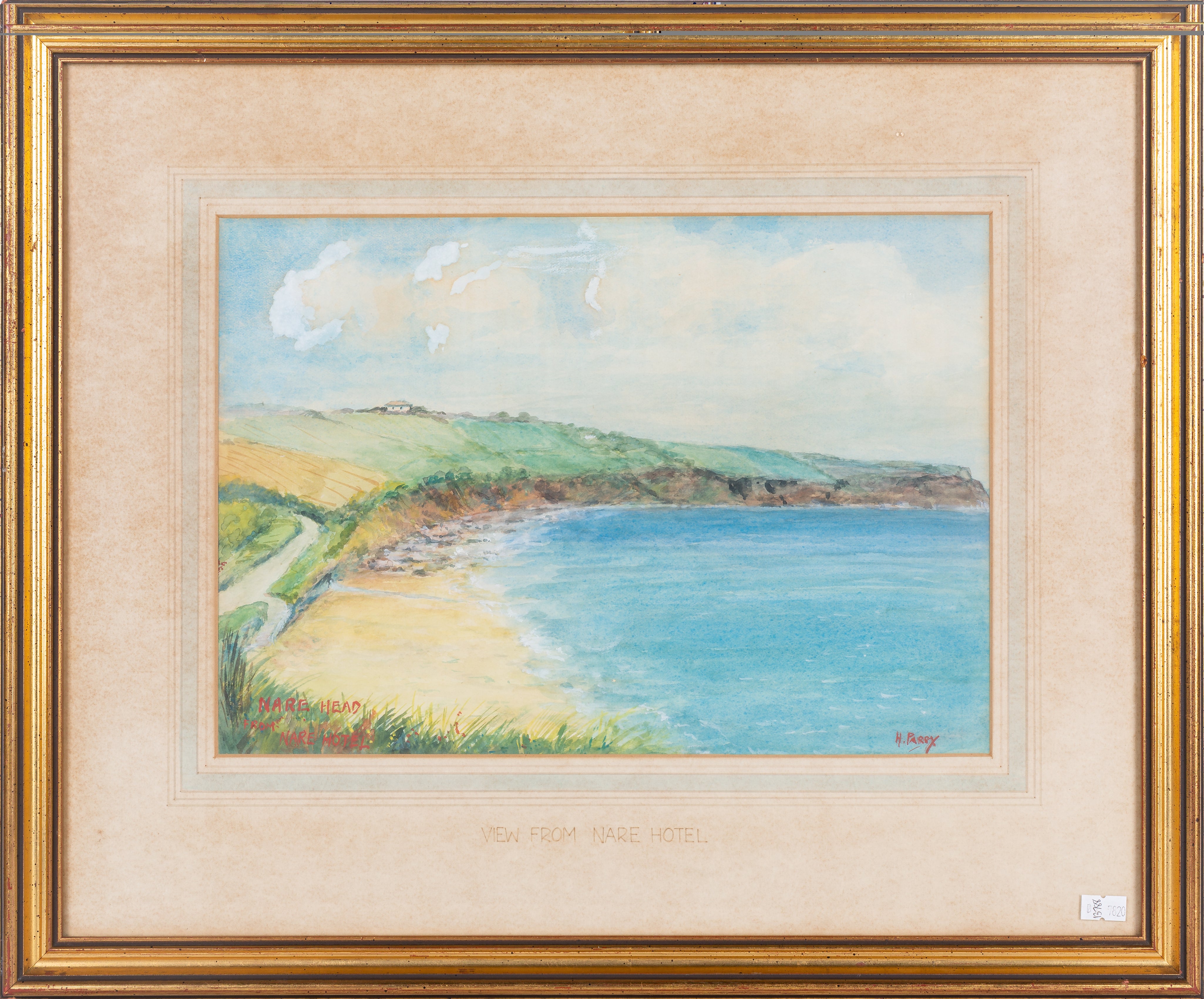 "View from Nare Hotel" – Hilda Parry (Scenic Landscape Painting)
