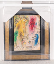 Marc Chagall – Daphnis and Chloe: Pan's Banquet (Color Lithograph)