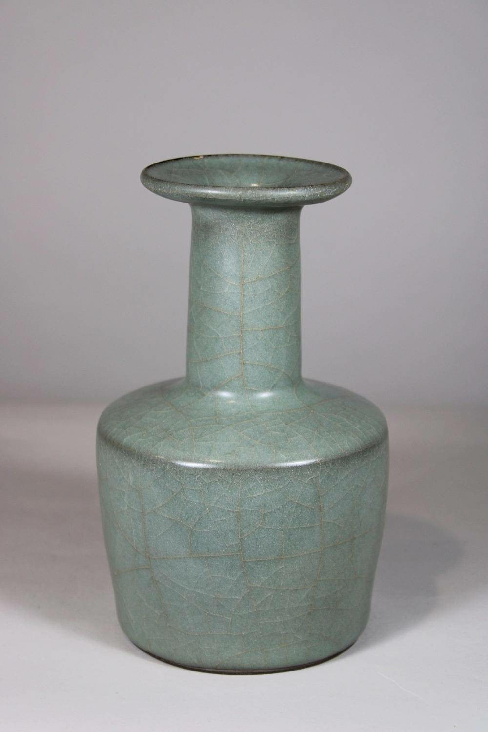 Longquan Celadon Mallet Vase, Song Dynasty