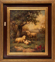 A flock of sheep