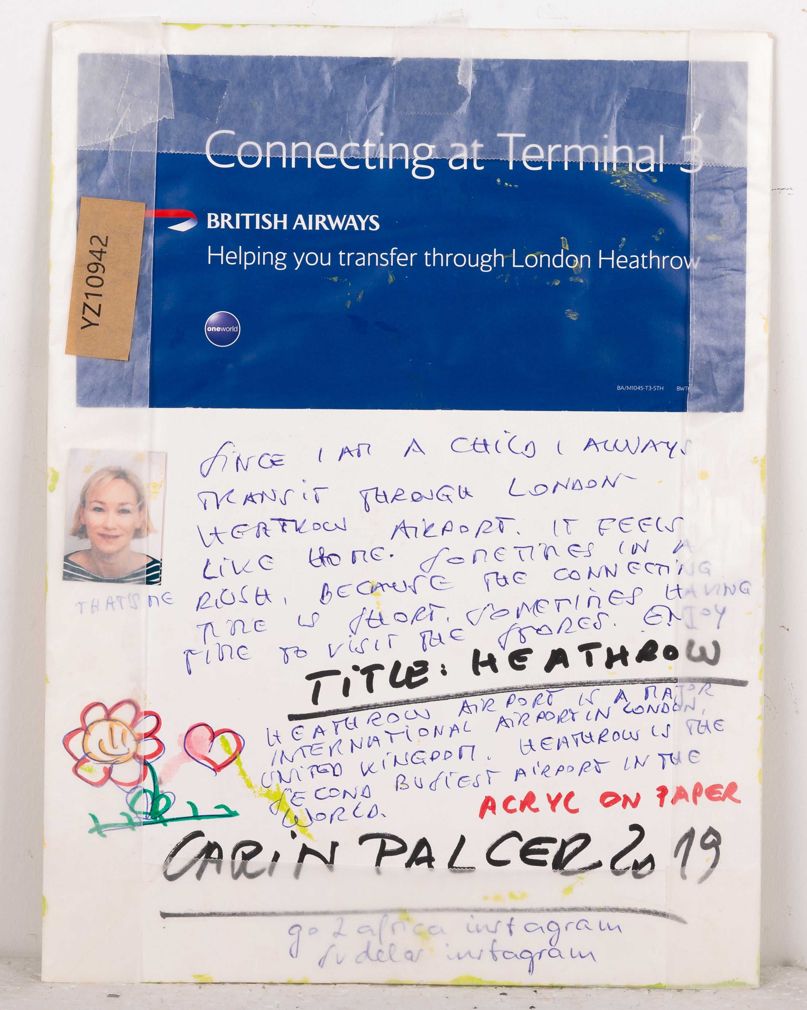 Carin Palcer, 'Heathrow'