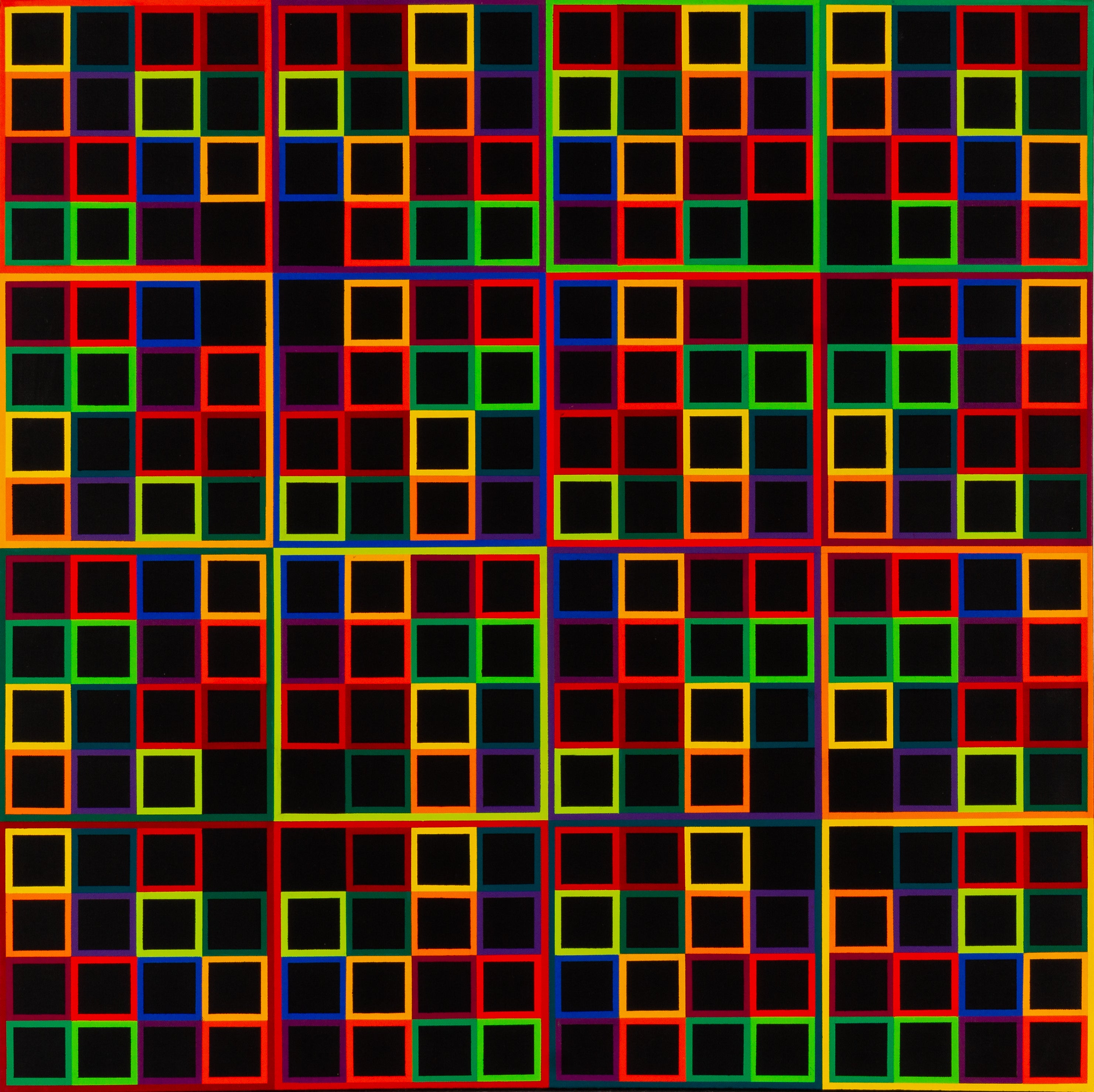 Dialektische Komposition 16 x 16