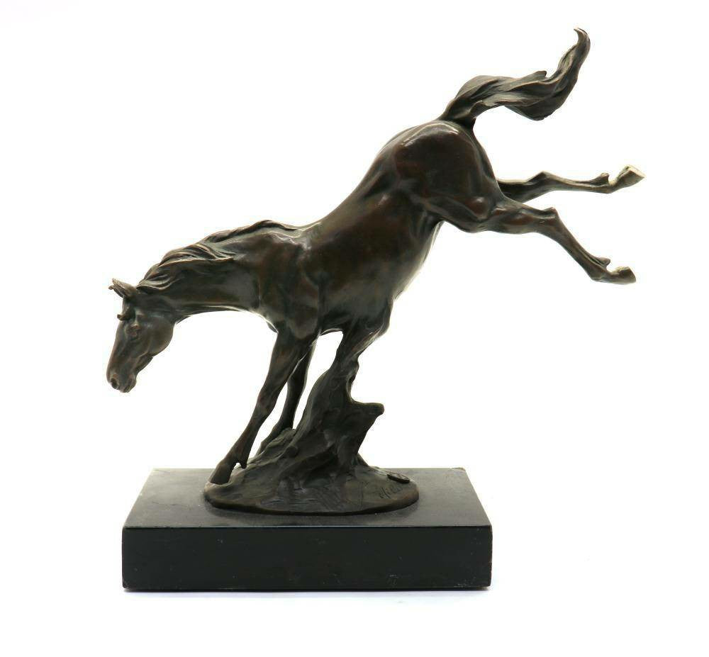 After Milo, Bronze figure of a bucking horse