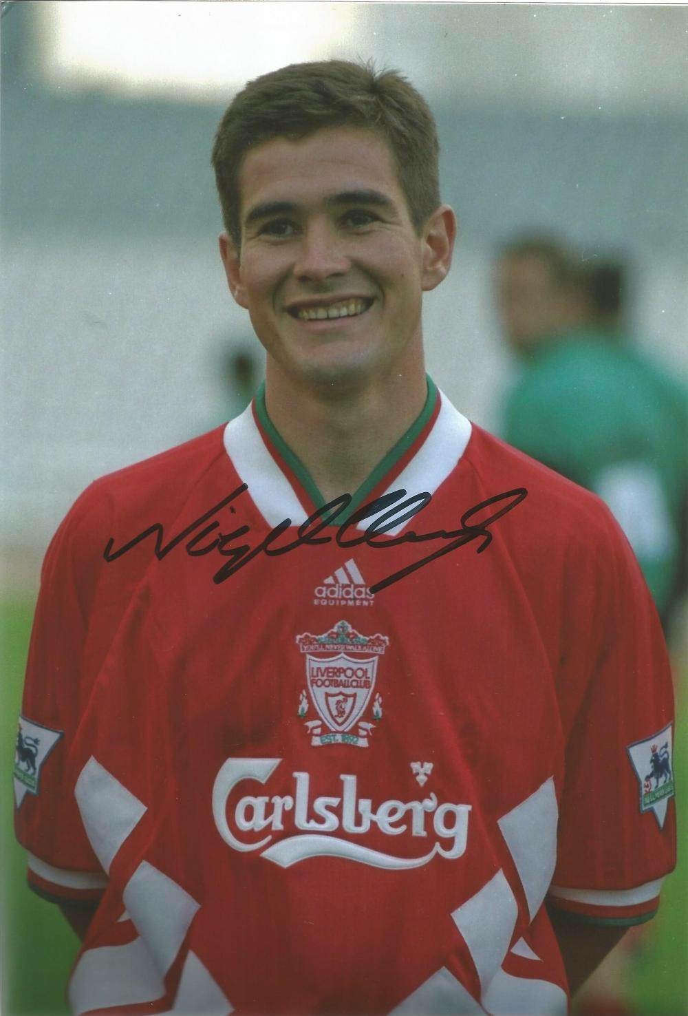 Football Memorabilia - Autographed 12x8 Photo by Nigel Clough for Liverpool