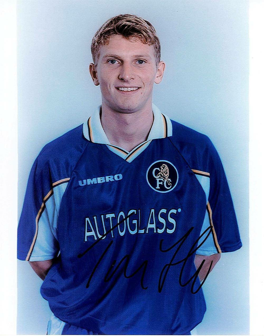 Autographed Photo Signed by Tore Andre Flo - Norwegian Football Legend