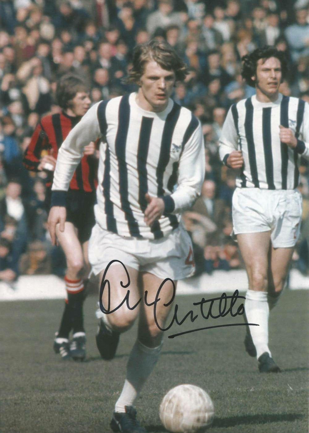 Autographed Photo - Len Cantello, Football Midfielder