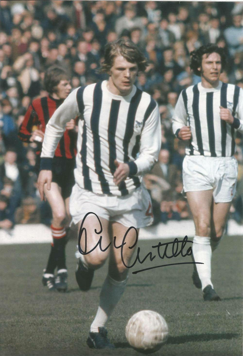 Autographed Photo - Len Cantello, Football Midfielder