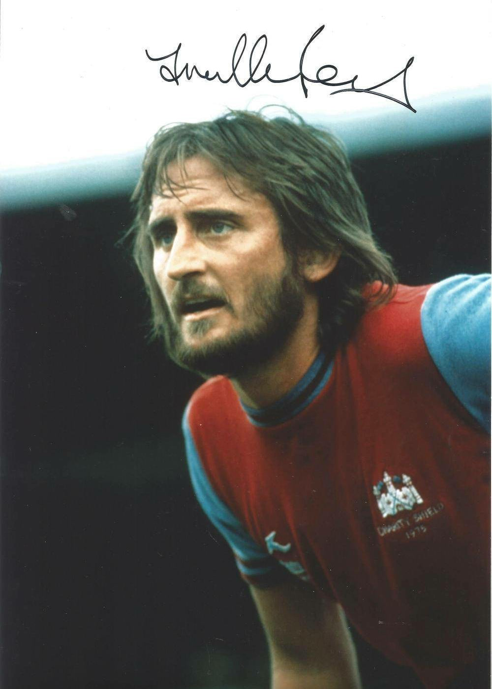 Frank Lampard Sr. Signed West Ham United Photo - A Football Legend in 10x8 Color