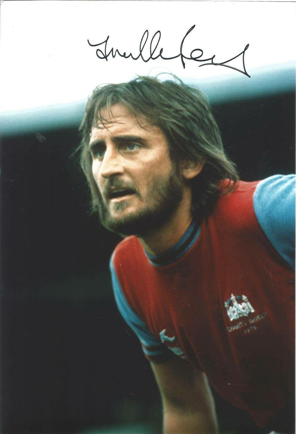 Frank Lampard Sr. Signed West Ham United Photo - A Football Legend in 10x8 Color