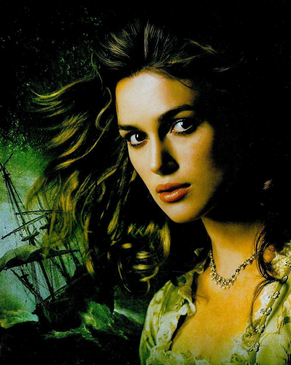 Keira Knightley Autographed 10x8 Pirates of the Caribbean Color Photo