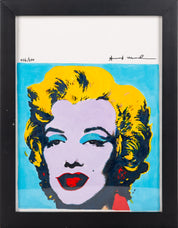 Andy Warhol Signed 1986 ''MM 1967'' Print #026/200