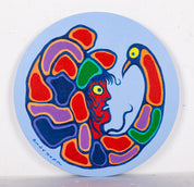 Chief with Spirit Bird by Norval Morrisseau