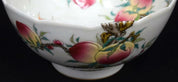 Chinese Porcelain Scalloped Bowl with Peaches and Bats