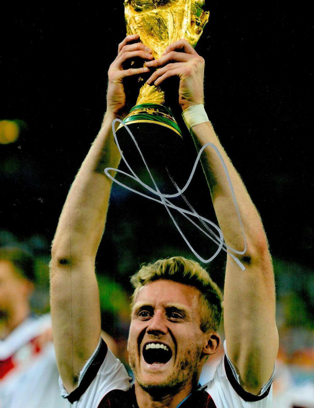 Andre Schurrle Autographed 12x8 Germany Color Photograph