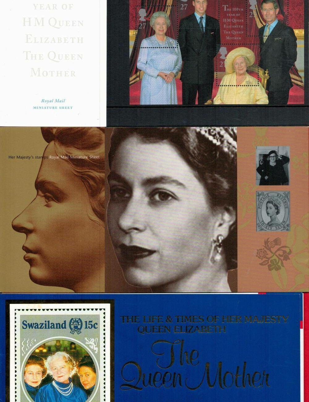 Royal Mail Stamps and Albums of Remembrance - Queen Elizabeth Collection