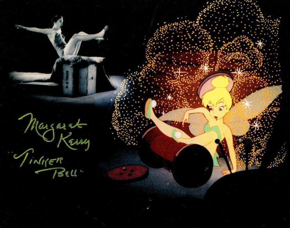 Margaret Kerry Signed Tinker Bell 10x8 Animated Color Photo - Disney Collectible