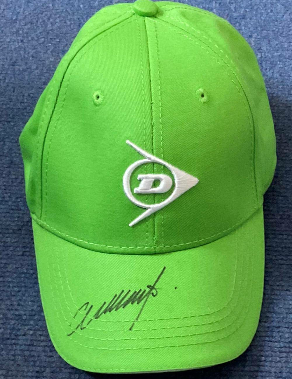 Colin Montgomerie Autographed Dunlop H. Puff Cap - Golf Legend's Signature