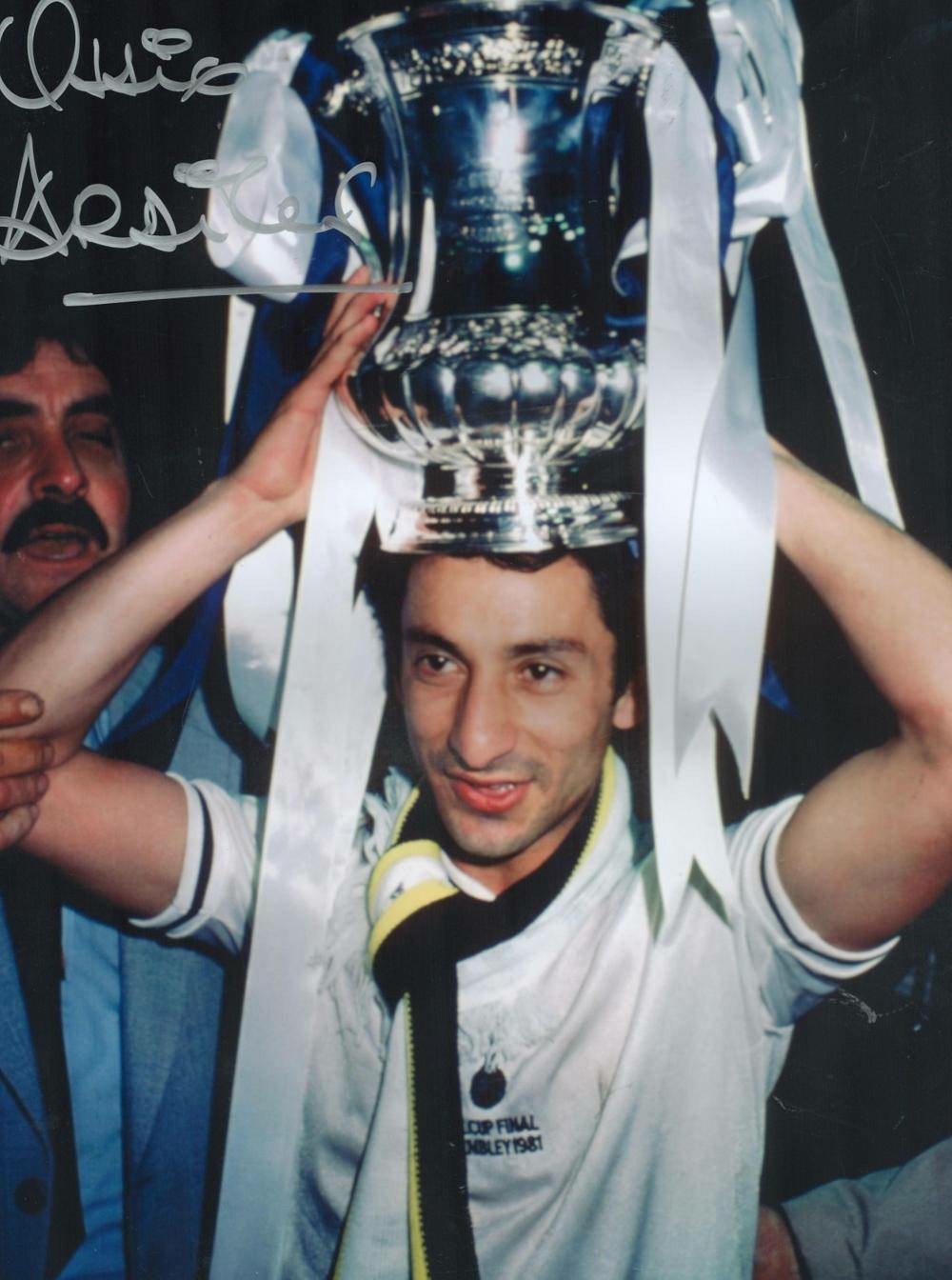 Ossie Ardiles Autographed 16x12 Color Photo - Iconic Football Memorabilia